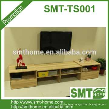 new design flat package wood melamine tv stand